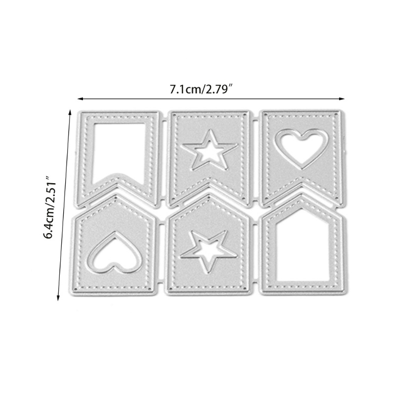 Khuôn Cắt Giấy Kim Loại Trang Trí Hình Blala