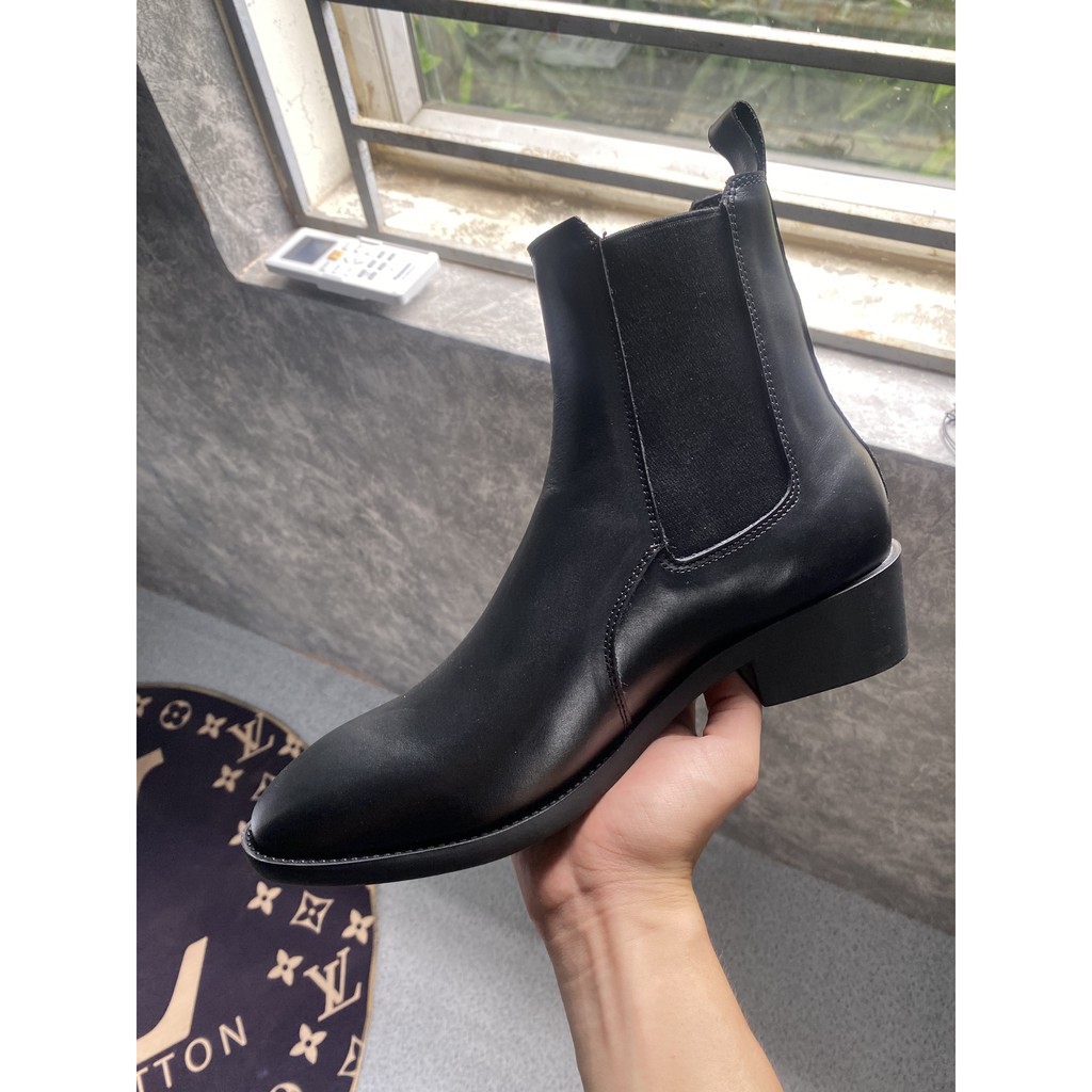 [ Bán lỗ xin 5⭐] Chelsea Boots Da Bò Đế 4cm