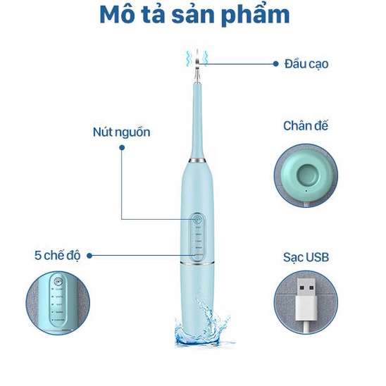Máy Cạo Vôi Răng, Máy Vệ Sinh Răng Miệng HB75
