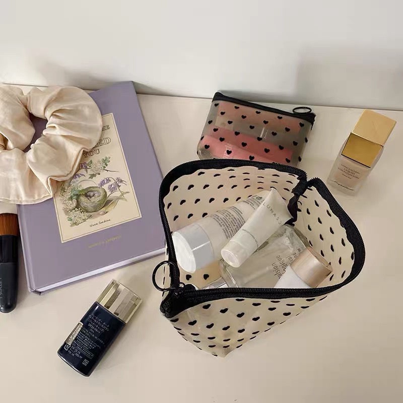 Túi du lịch đựng bút mỹ phẩm đồ trang điểm phong cách Hàn Quốc