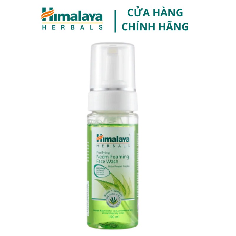 Sữa rửa mặt tạo bọt ngăn ngừa mụn Himalaya Purifying Neem Foaming Face Wash 150ml | BigBuy360 - bigbuy360.vn