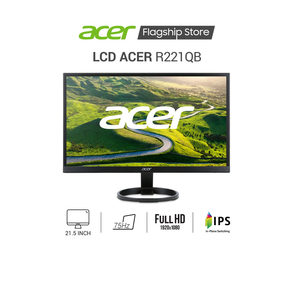 Màn hình máy tính ACER R221QB 21.5 inch | 75Hz | IPS | Full HD
