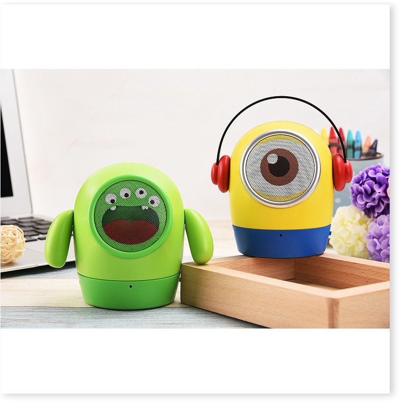 Loa đáng yêu GIÁ VỐN Loa Bluetooth Mini Hình Minion Ngộ Nghĩnh 8358