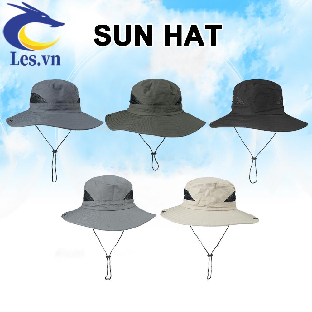 Nón Vành Rộng Có Dây Rút Thời Trang Dành Cho Nam Và Nữ