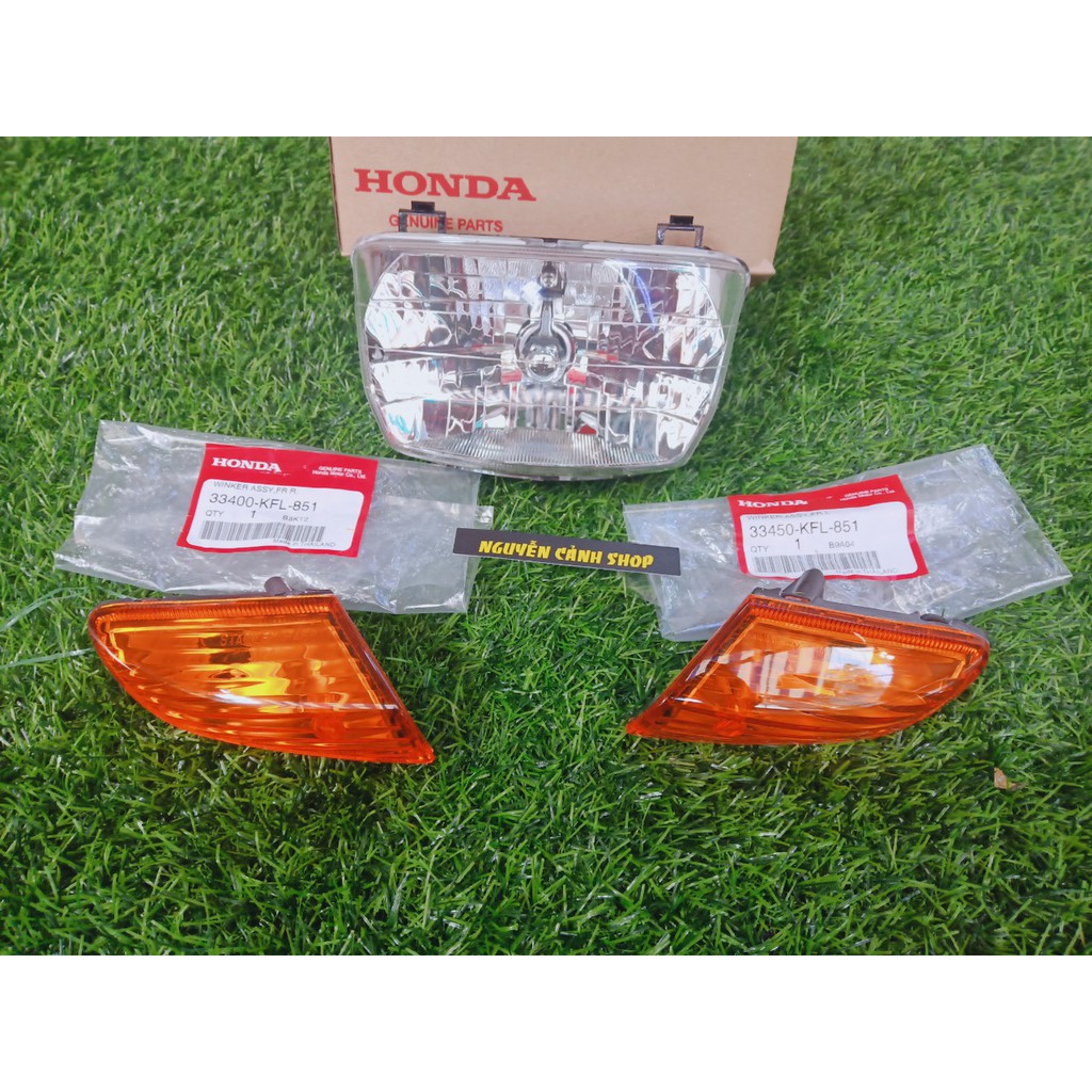 Bộ pha đèn trước xi nhan xe wave 110 thái