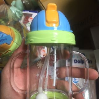 Bình nước cao cấp có ống hút Dolphin 240ml