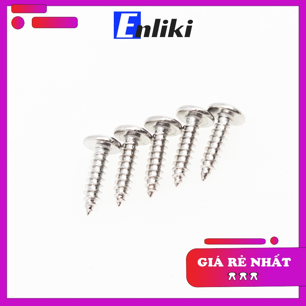 Vít M3 12mm Mũ Lồi Gói 100 chiếc