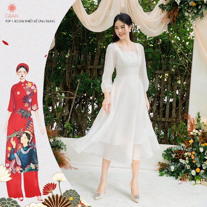 váy bella dress của giian