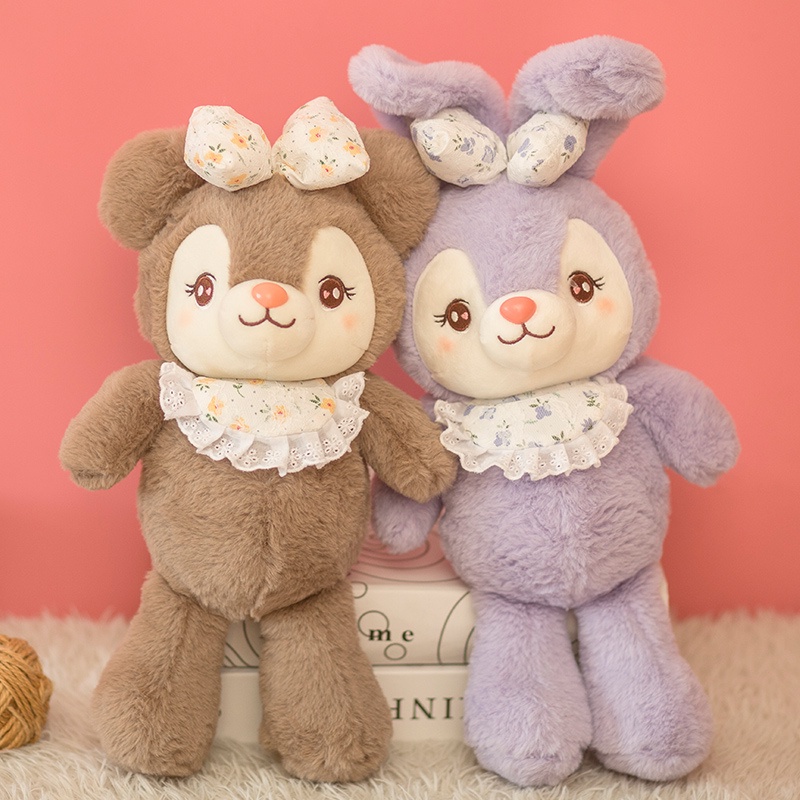 Star Dream Doll Đồ chơi sang trọng Búp bê động vật dễ thương Gấu thỏ Búp bê nhỏ Đi kèm Đồ chơi trẻ em Quà tặng cho trẻ em Quà tặng sinh nhật Chất liệu mềm mại và thoải mái