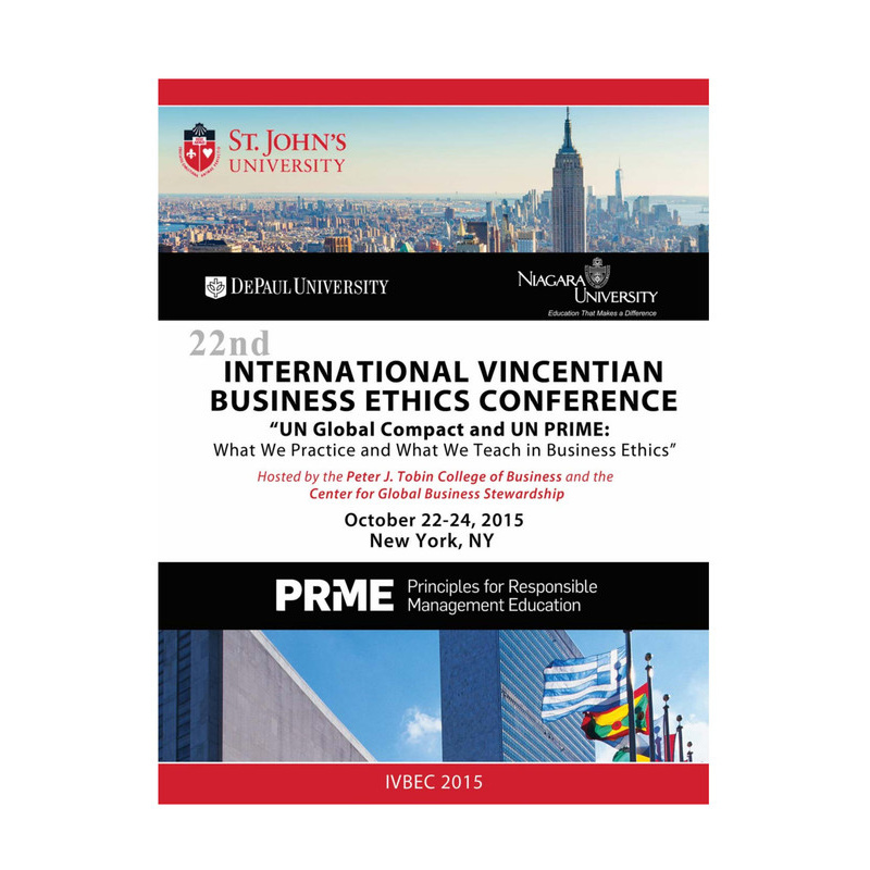 22nd International Vincentian Business Ethics Conference - Un Global Compact And Un Prime