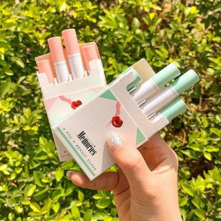 [Hàng mới về] Set 4 thỏi son môi dạng điếu thuốc lá lâu trôi không thấm nước thời trang