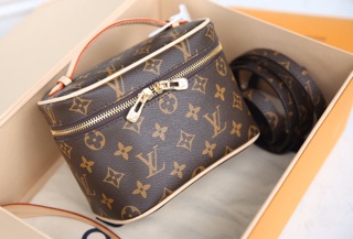 Túi Cốp Lv Nice Bb Lót Da Chuẩn Super