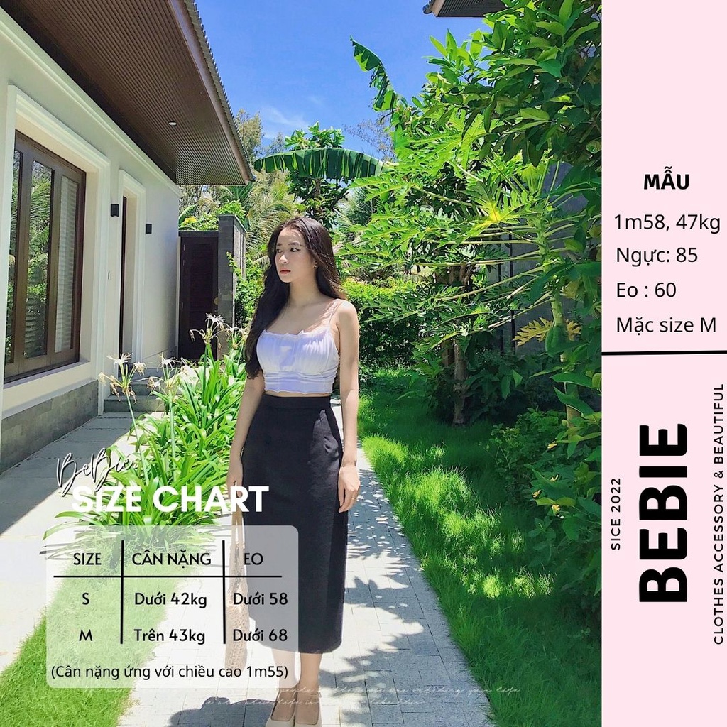 Áo croptop nữ dáng ôm chất cotton 100% mềm mịn, Áo croptop ôm corset sexy Bebie 804