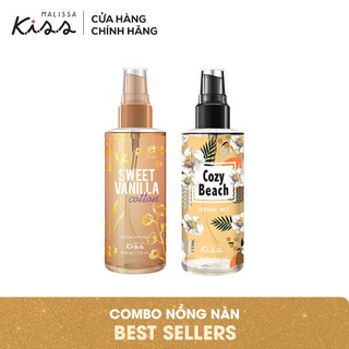 Bộ Đôi Mùi Hương Nước Hoa Body Mist Sweet Vanilla + Cozy Beach