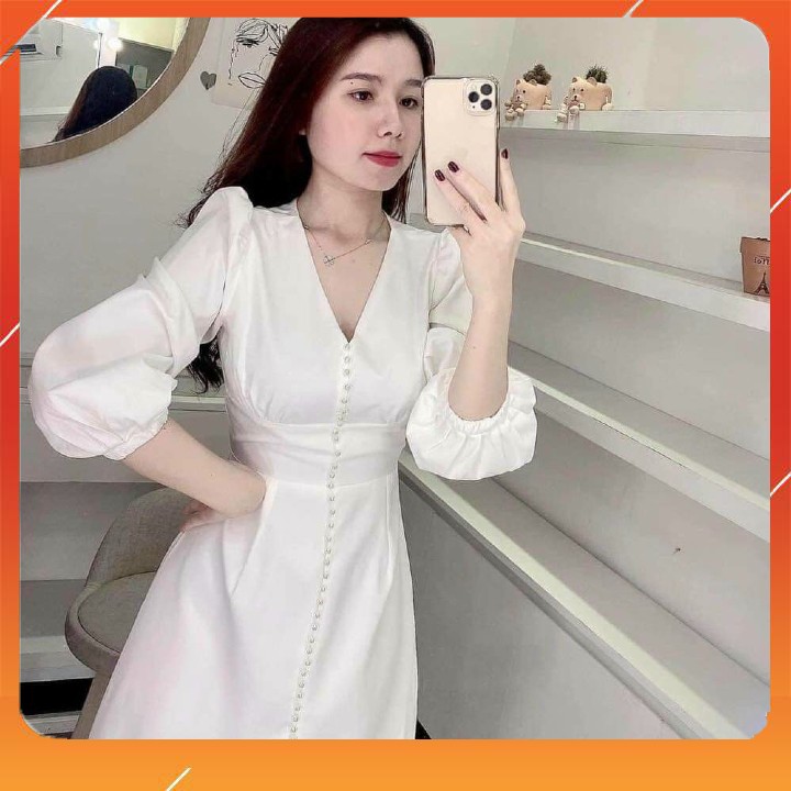 Váy trắng nữ / Đầm trắng nữ đi tiệc / Đầm trắng nữ đính ngọc | BigBuy360 - bigbuy360.vn