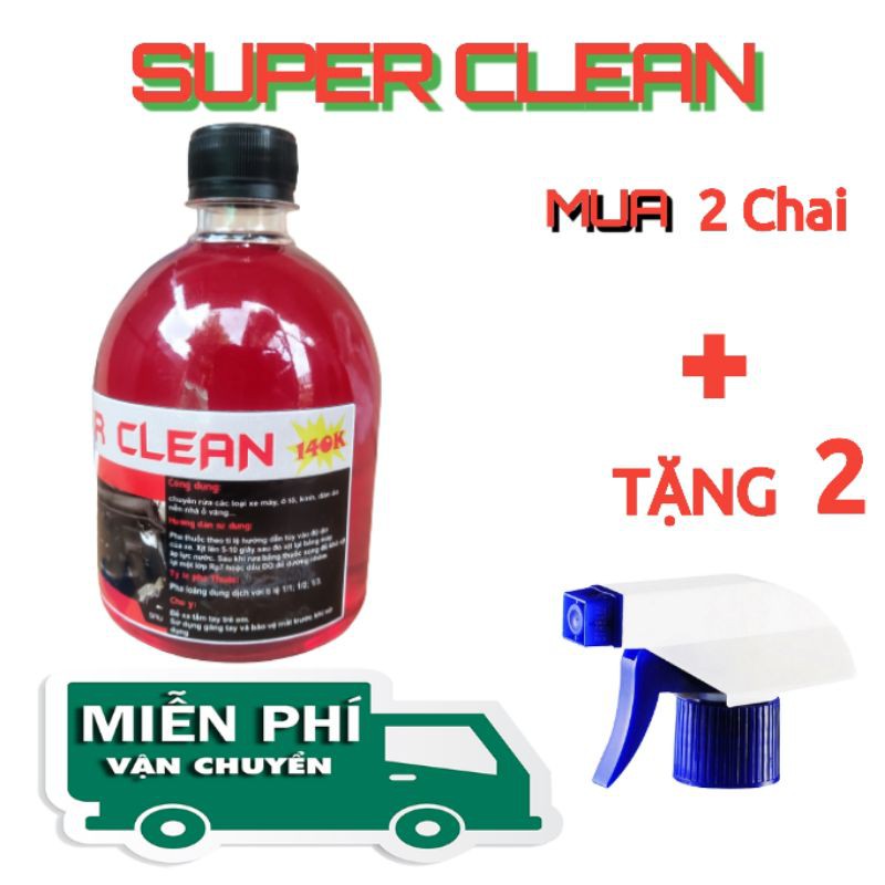 (TẶNG KÈM VÒI XỊT)COMBO 2 CHAI DUNG DỊCH TẨY RỬA ĐẦU BÒ LỐC MÁY SIÊU MẠNH 👍 DUNG DỊCH TẨY RỬA ĐA NĂNG TRÊN MỌI VẬT LIÊU