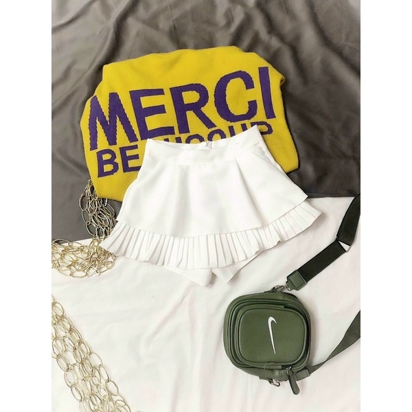 QUẦN GIẢ VÁY XẾP LY 2 TẦNG CHO NỮ DÁNG XINH CHÂN VÁY XẾP LY 2 TẦNG | BigBuy360 - bigbuy360.vn