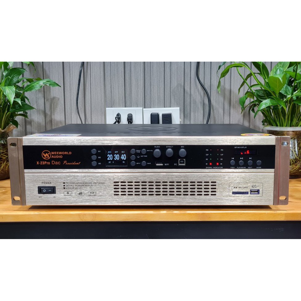 Cục đẩy liền vang X23 Pro - Gold limited