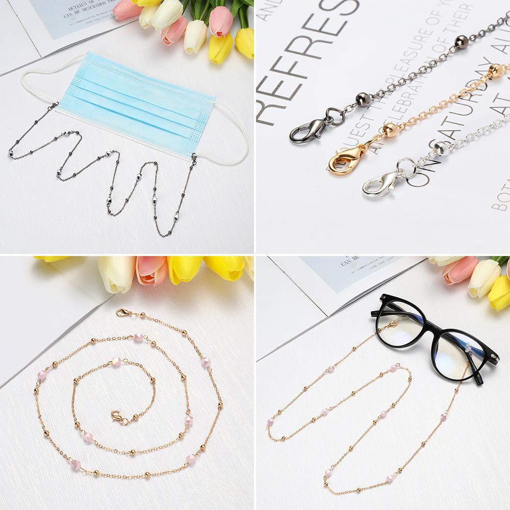 BSUNS Dây Đeo Kính Chống Thất Lạc Bằng Kim Loại