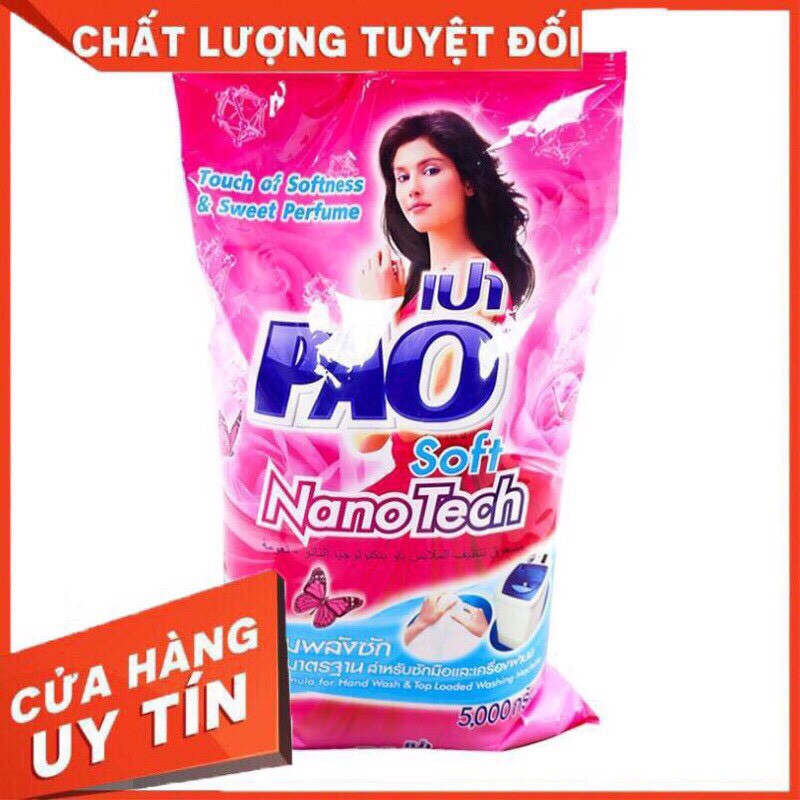 (Giá hủy diệt)(yêu thích)Bột giặt pao 5kg thái lan(đủ màu)