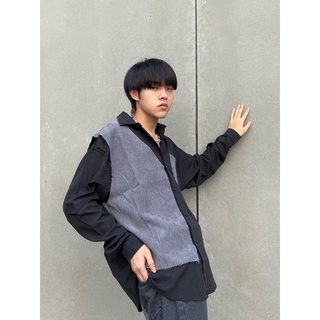 Áo sơ mi phối nhung // M4 Outfit