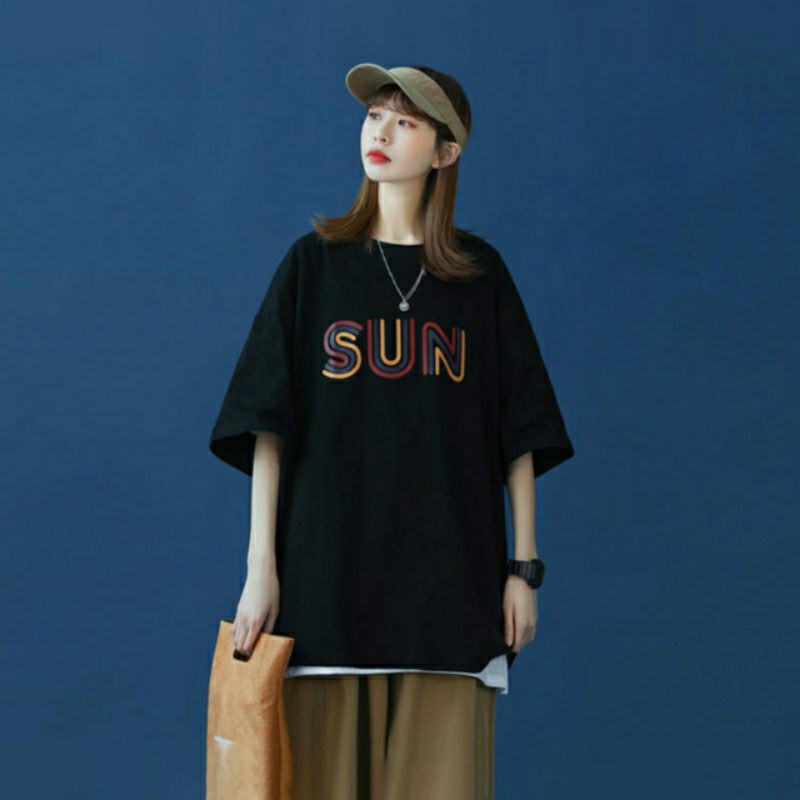 Áo thun tay lỡ nam nữ , áo phông form rộng chất cotton mát mịn thấm hút mồ hôi in hình AD | BigBuy360 - bigbuy360.vn