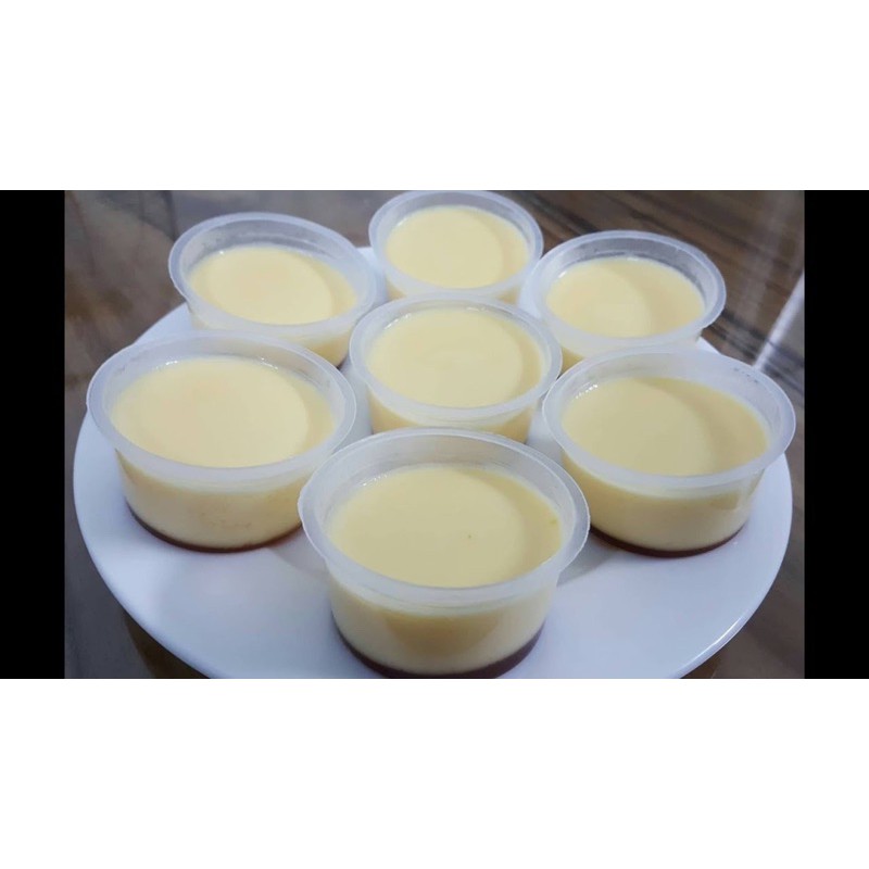 Combo 50, 100 Hũ làm caramen, flan nhựa có nắp