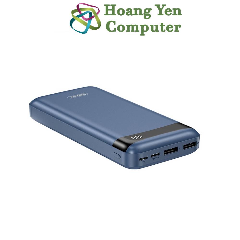 Sạc Dự Phòng Remax RPP-259 20000mAh (Lõi Polymer, 2 Cổng Sạc Vào, 2 Cổng Sạc Ra) - BH 1 Năm - Hoàng Yến Computer