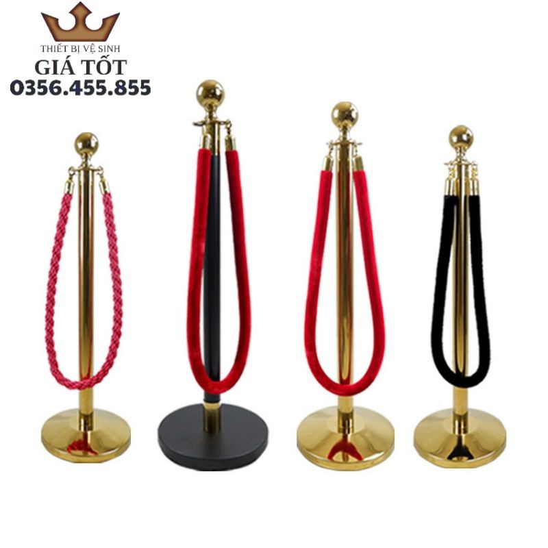 Cột chắn inox đầu tròn, Cột chắn dây trùng giá hữu nghị