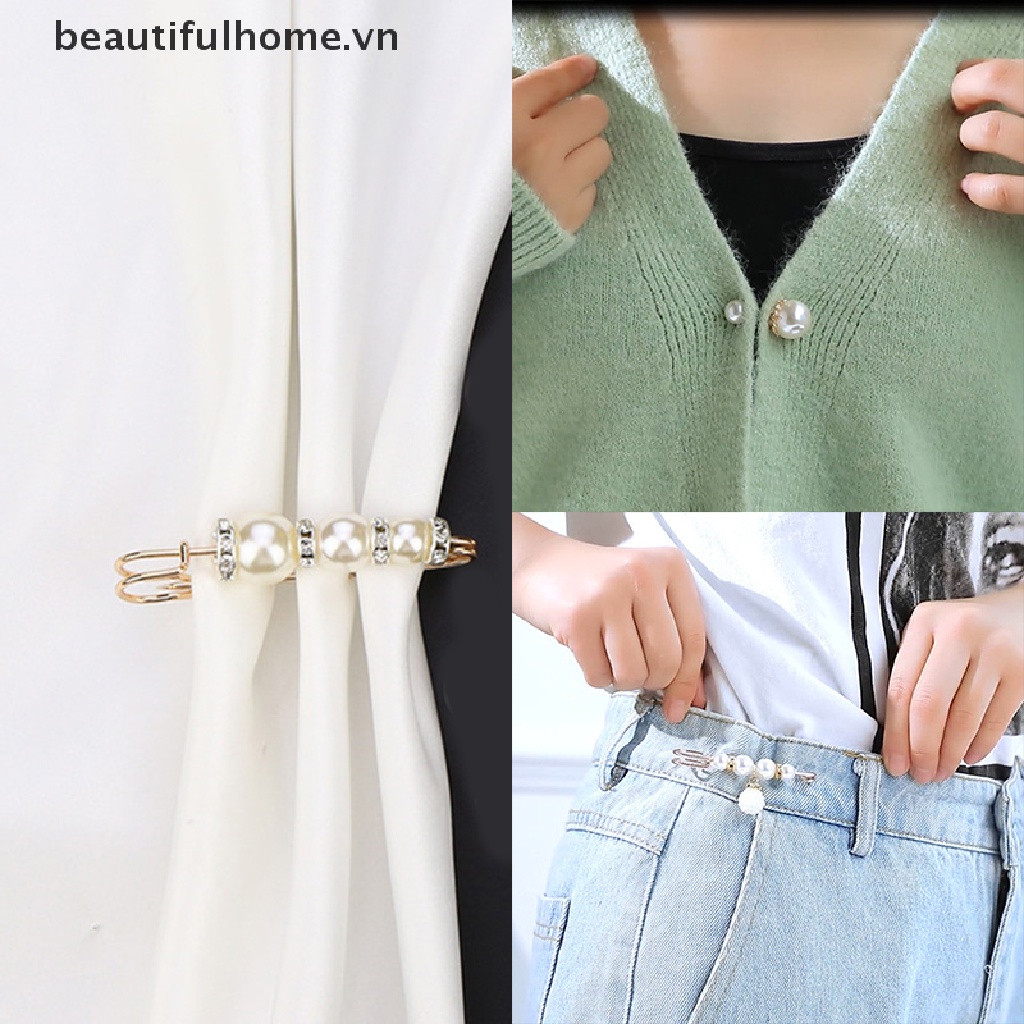 Trâm cài áo đính ngọc trai sang trọng