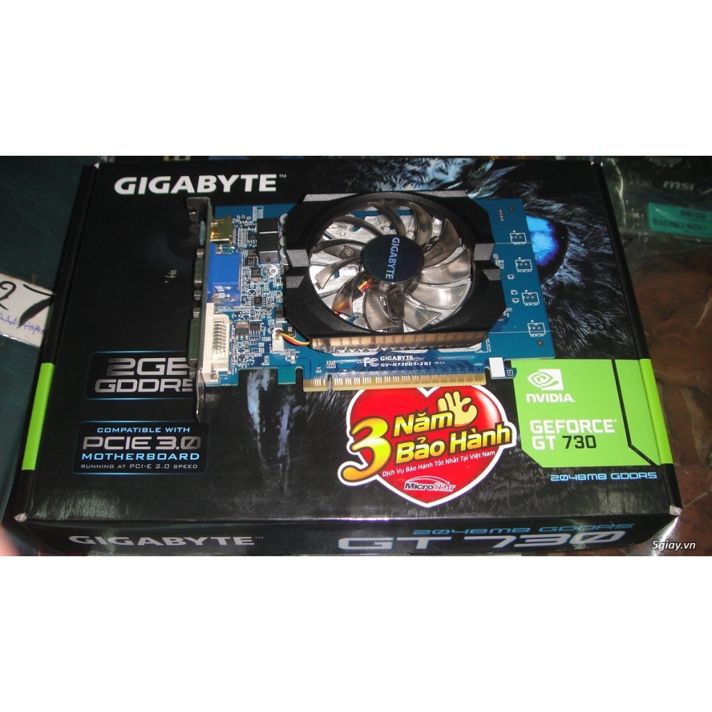 Vga Giga GT730 2G Ram 5 chính hãng