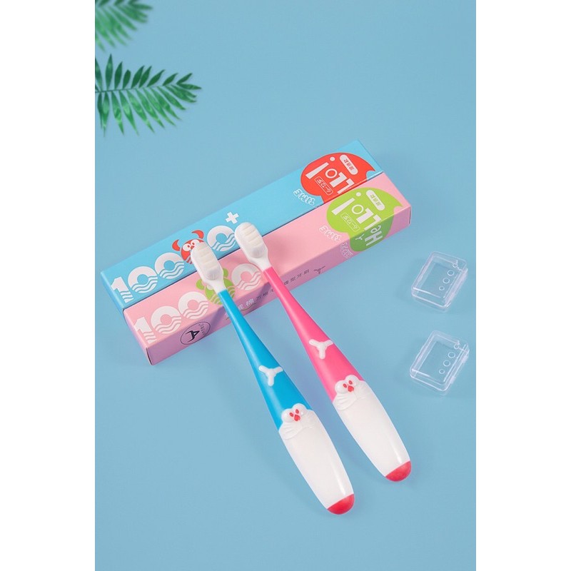 Bàn chải đánh răng cho bé từ 3-12 tuổi hình doremon