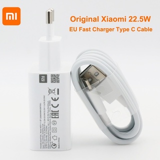 Dây cáp sạc nhanh type C EU 22.5W 100cm cho Xiaomi Mi 10 9 9t 8 SE CC9 A3 Redmi Note 7 K20 pro