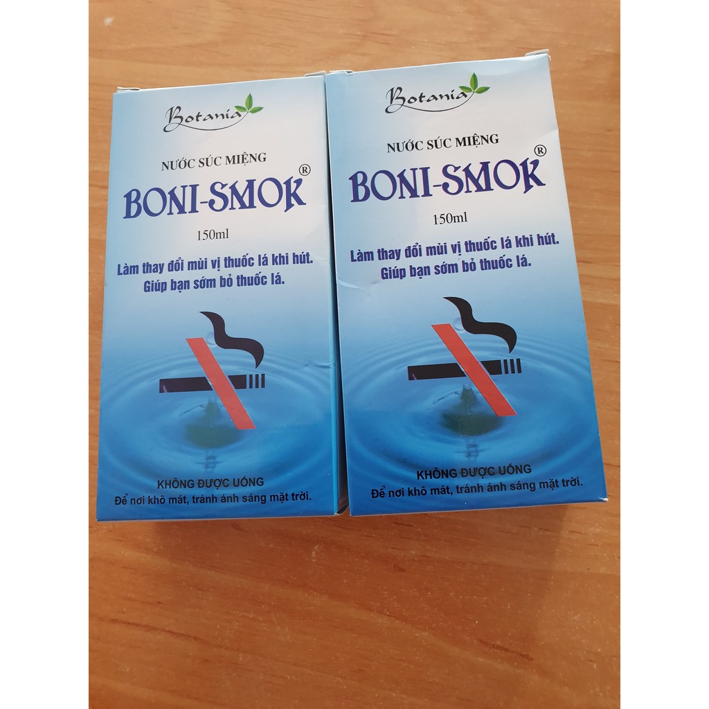 Nước súc miệng bỏ thuốc lá boni-smok 150ml - ảnh sản phẩm 1