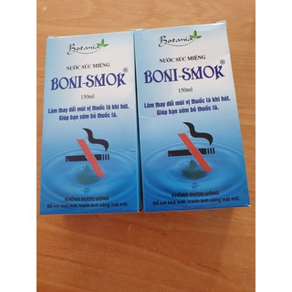 NƯỚC SÚC MIỆNG BỎ THUỐC LÁ (BONI-SMOK) 150ml
