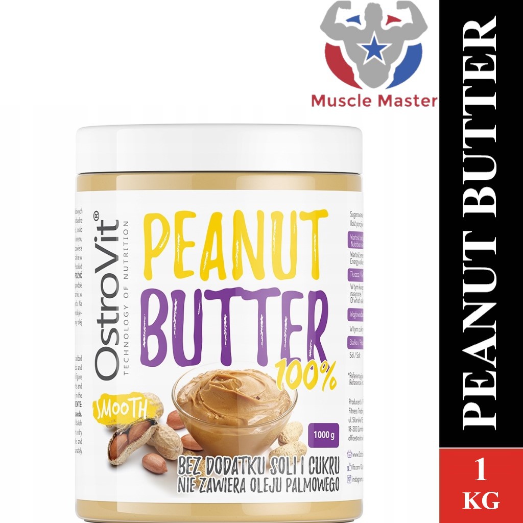 Bơ Đậu Phộng Ostrovit Peanut Butter 1kg