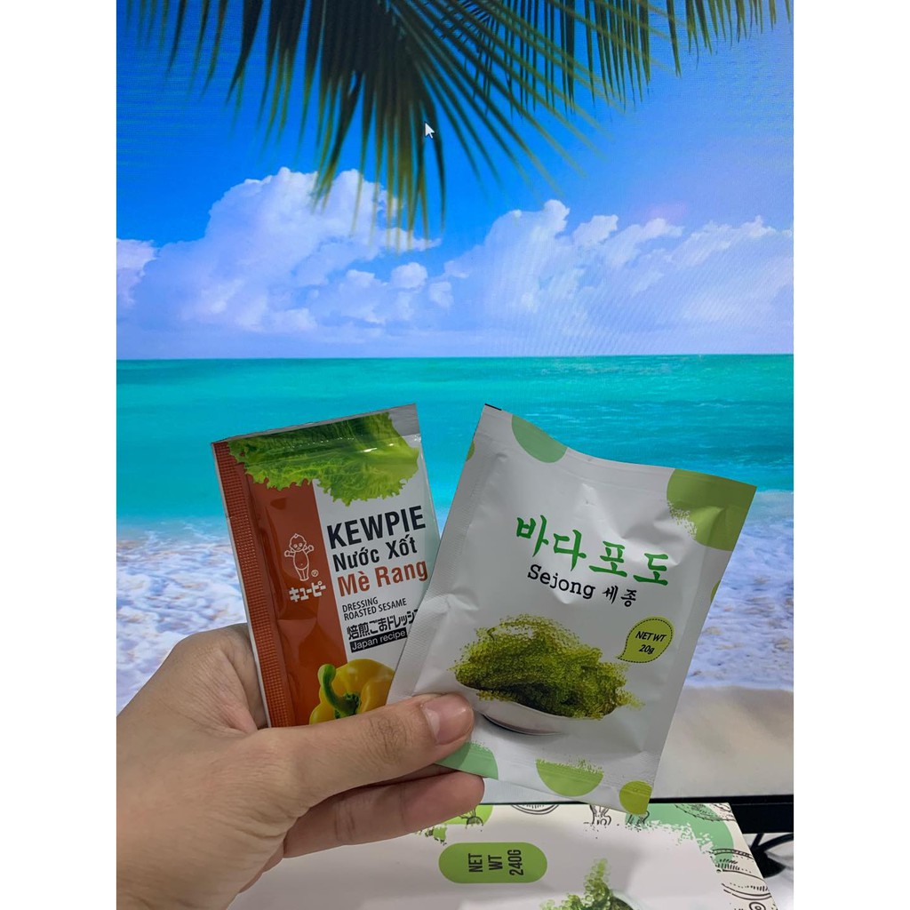 Rong nho Namiso tách nước cao cấp và rong nho Sejong thực phẩm tốt cho sức khỏe | BigBuy360 - bigbuy360.vn