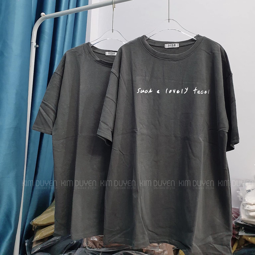 Áo Thun 3158 Suck A Lovely Áo Phông Trơn 3158 Form Rộng Tay Lỡ Dáng Oversize Nam Nữ Chất Vải Dày Dặn Mặc Mát Mẻ