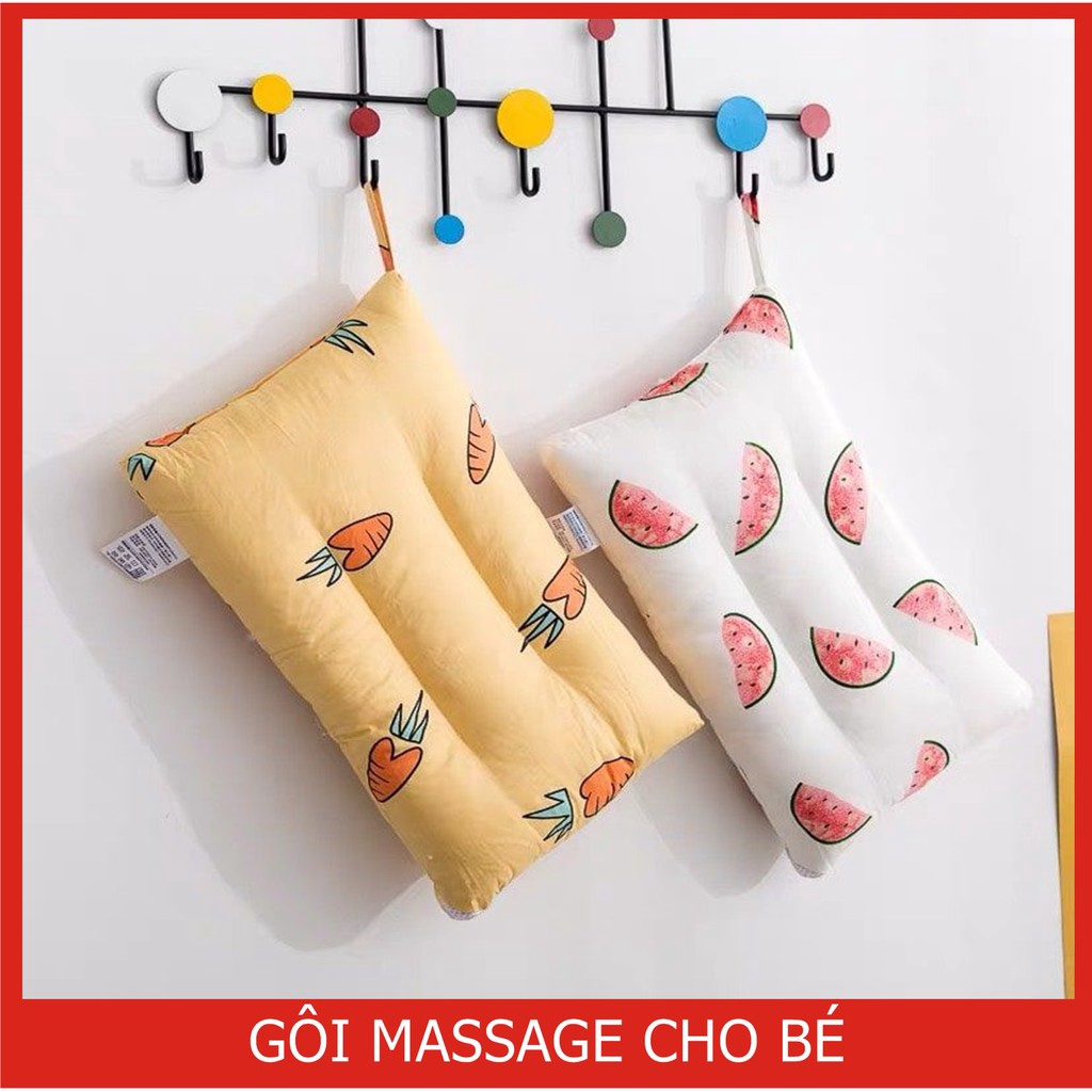 Gối massage cho bé nhiều mẫu cute - kích thước 25cm*40cm*5cm