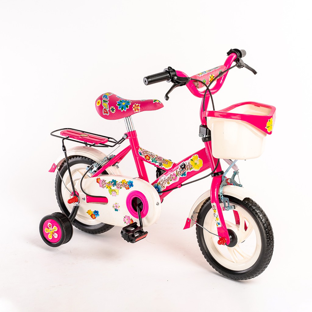 Xe đạp trẻ em 2 bánh Bông Mai 14 inches - Nhựa Đại Phát Tài - cho trẻ 2-5 tuổi - 1104XBM