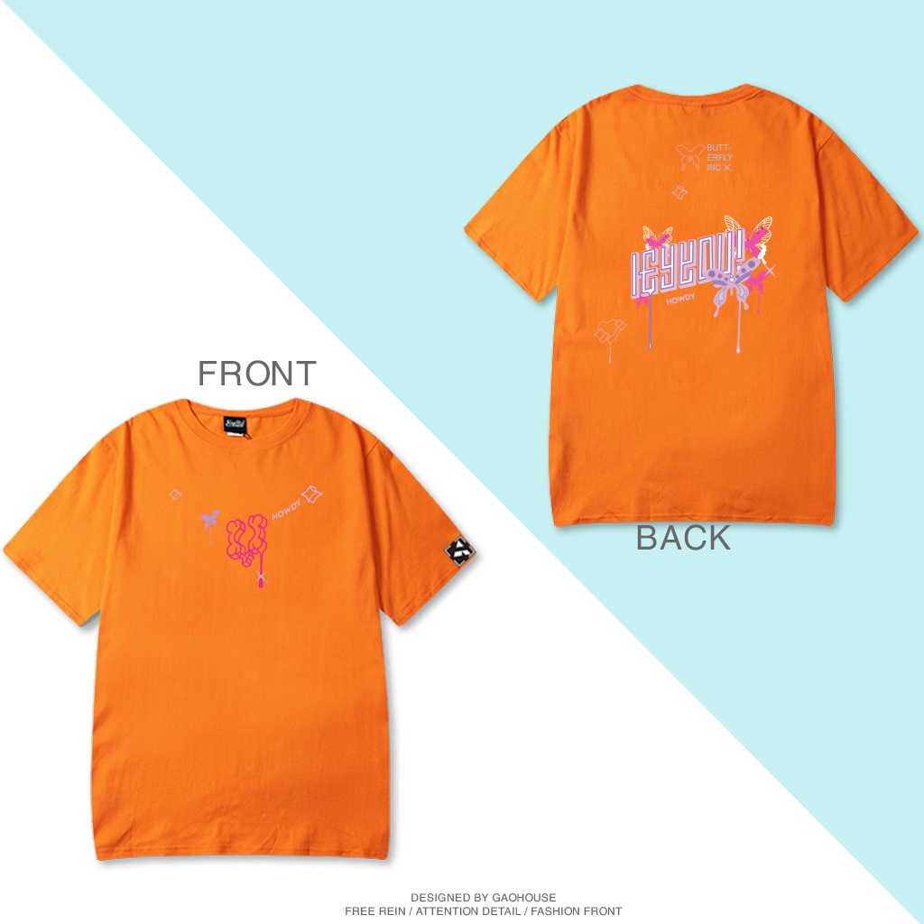 Áo thun Unisex form rộng HEY YOU BUTTERFLY phong cách Hàn Quốc[V212]