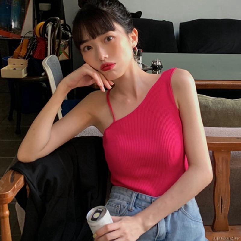 Áo Dệt Kim Sát Nách Màu Trơn Thiết Kế Quyến Rũ | BigBuy360 - bigbuy360.vn