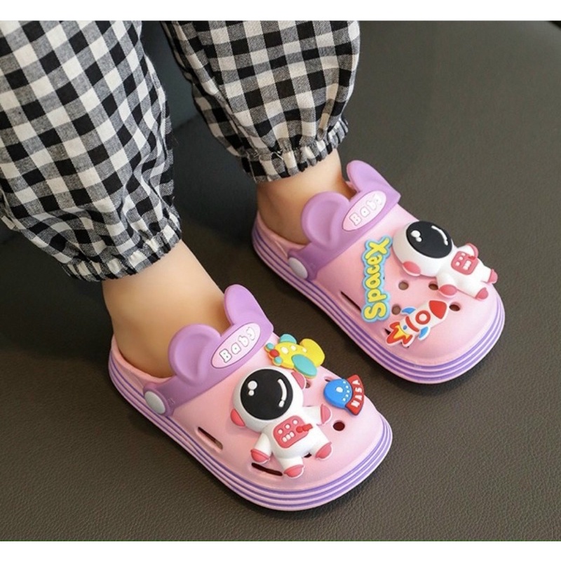 [XẢ KHO] DÉP SỤC STICKERS PHI HÀNH GIA CHO BÉ TRAI VÀ BÉ GÁI SIZE TỪ 18-33