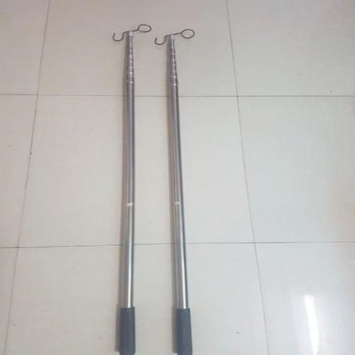 Sào Rút Inox Đa Năng Mọi Kích Cỡ, Sào Treo Lồng Bẫy Chim, Gậy Phơi Quần Áo, Treo Chậu Cây Cảnh