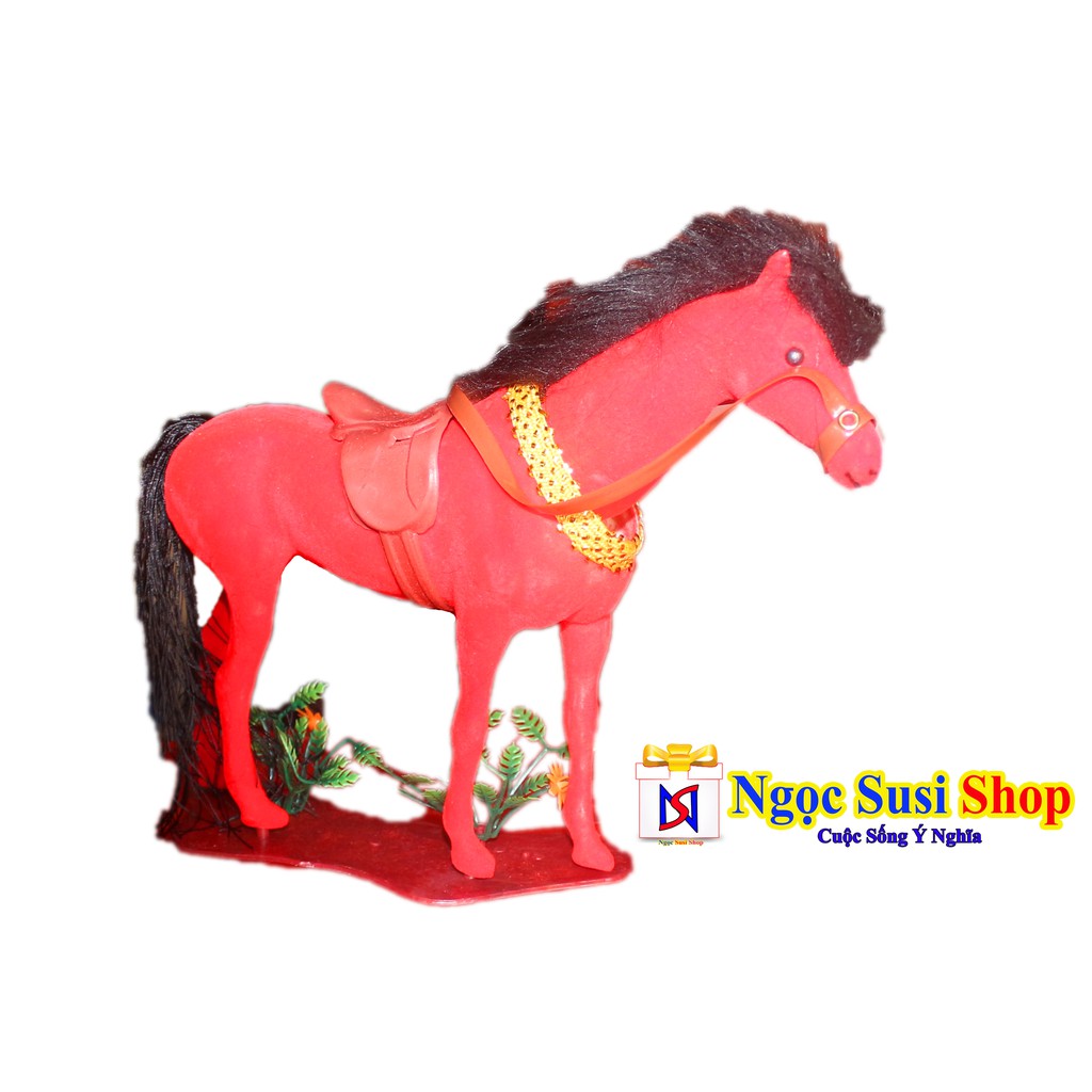 [ẢNH THẬT ] NGỰA LẮC ĐẦU ĐỂ XE HƠI Loại Lớn 25cm [LÔNG NHUNG] | BigBuy360 - bigbuy360.vn