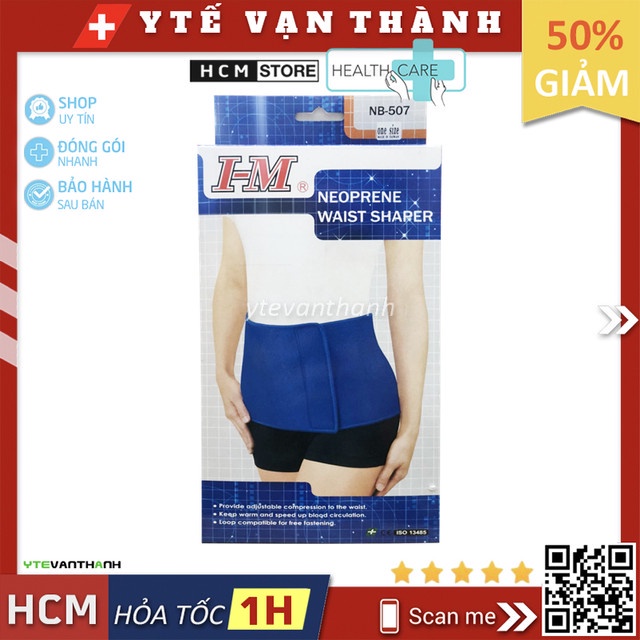 ✅ Nịt Bụng I-M NB-507 | Thun Co Giãn Nịt Bụng Sau Phẫu Thuật, Hỗ Trợ Giảm Cân Định Hình Eo -VT0666