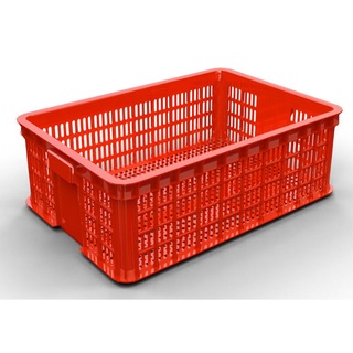 Sọt nhựa đựng trái cây 1t9, sóng nhựa hở 61 x 42 x 19 cm