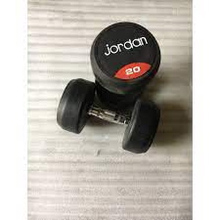 Tạ tay cao su jordan 20kg, có lõi bằng thép, tay cầm inox nhám, giá rẻ nhất