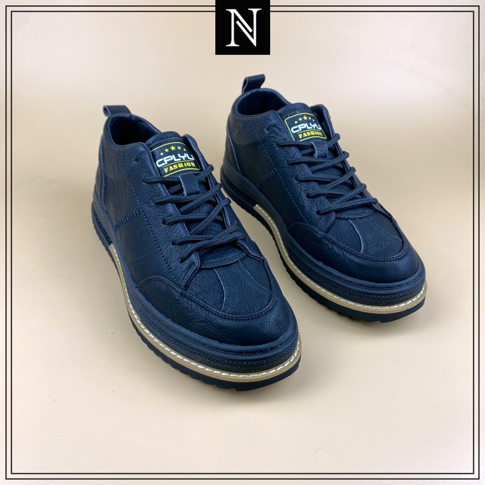 Giày Nam cao cấp NAT 2800 Giày Sneaker tăng chiều cao cho nam đế cao su da đẹp dễ phối đồ.
