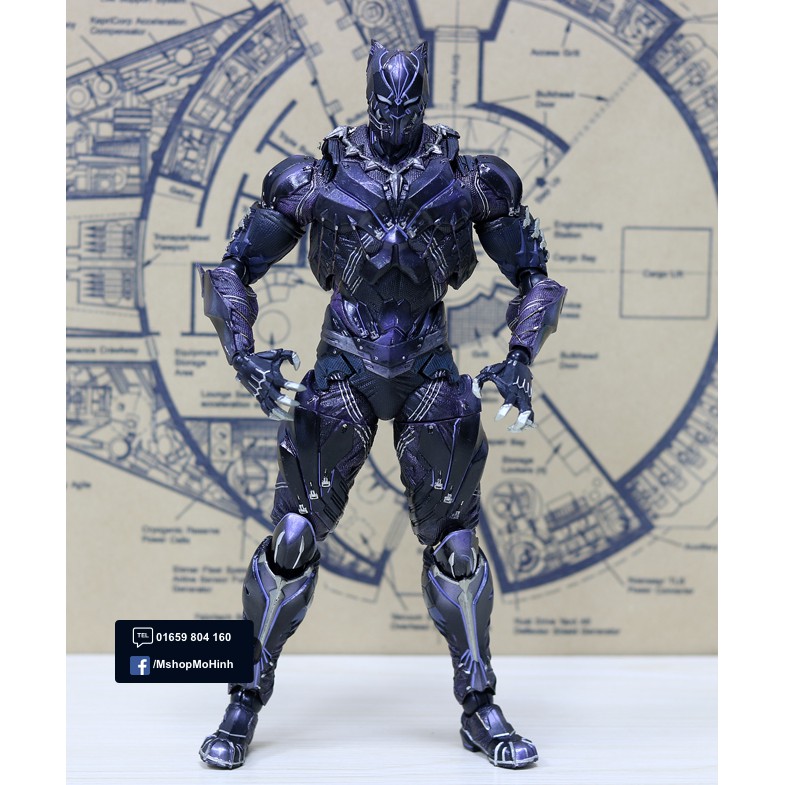 Mô hình Báo đen Black Panther PAK - Play Arts Kai